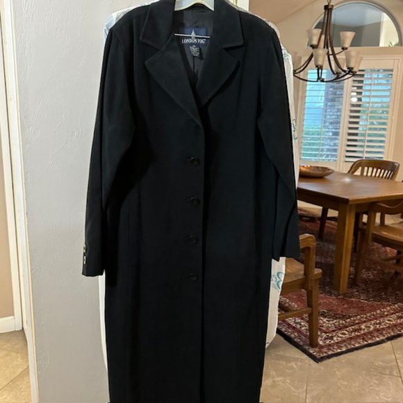 Women's shawl collar dress overcoat - Picture 2 of 5